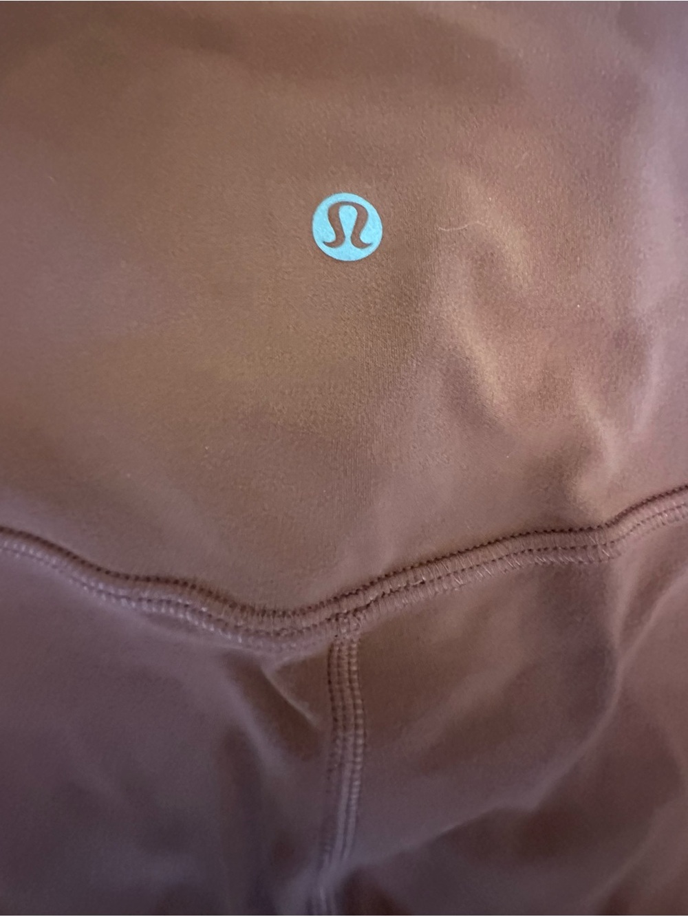 Lululemon Leggings Cropped Rust/Brown - Picture 2 of 6